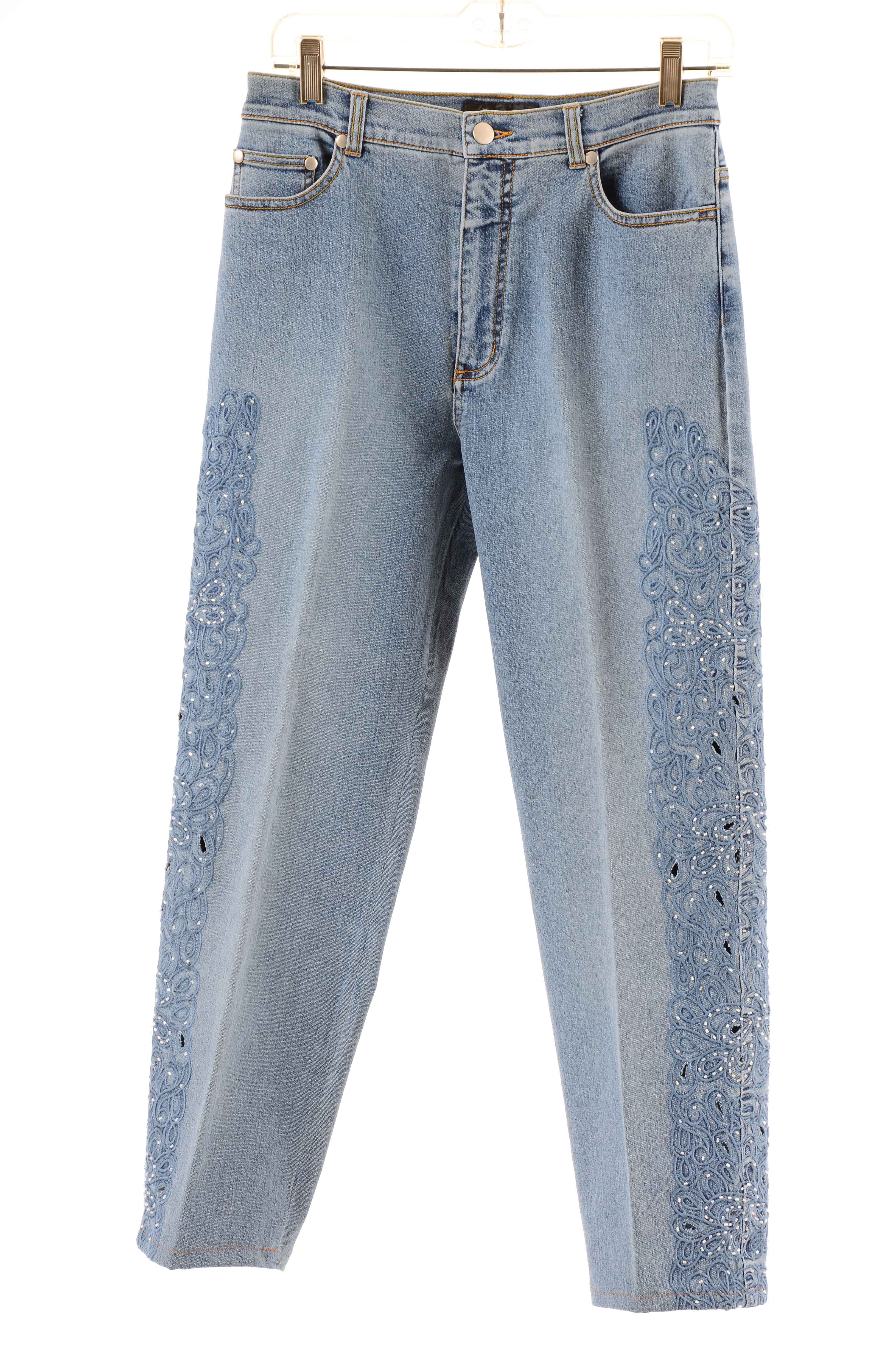 Collection of Embellished Women's Blouses and Denim