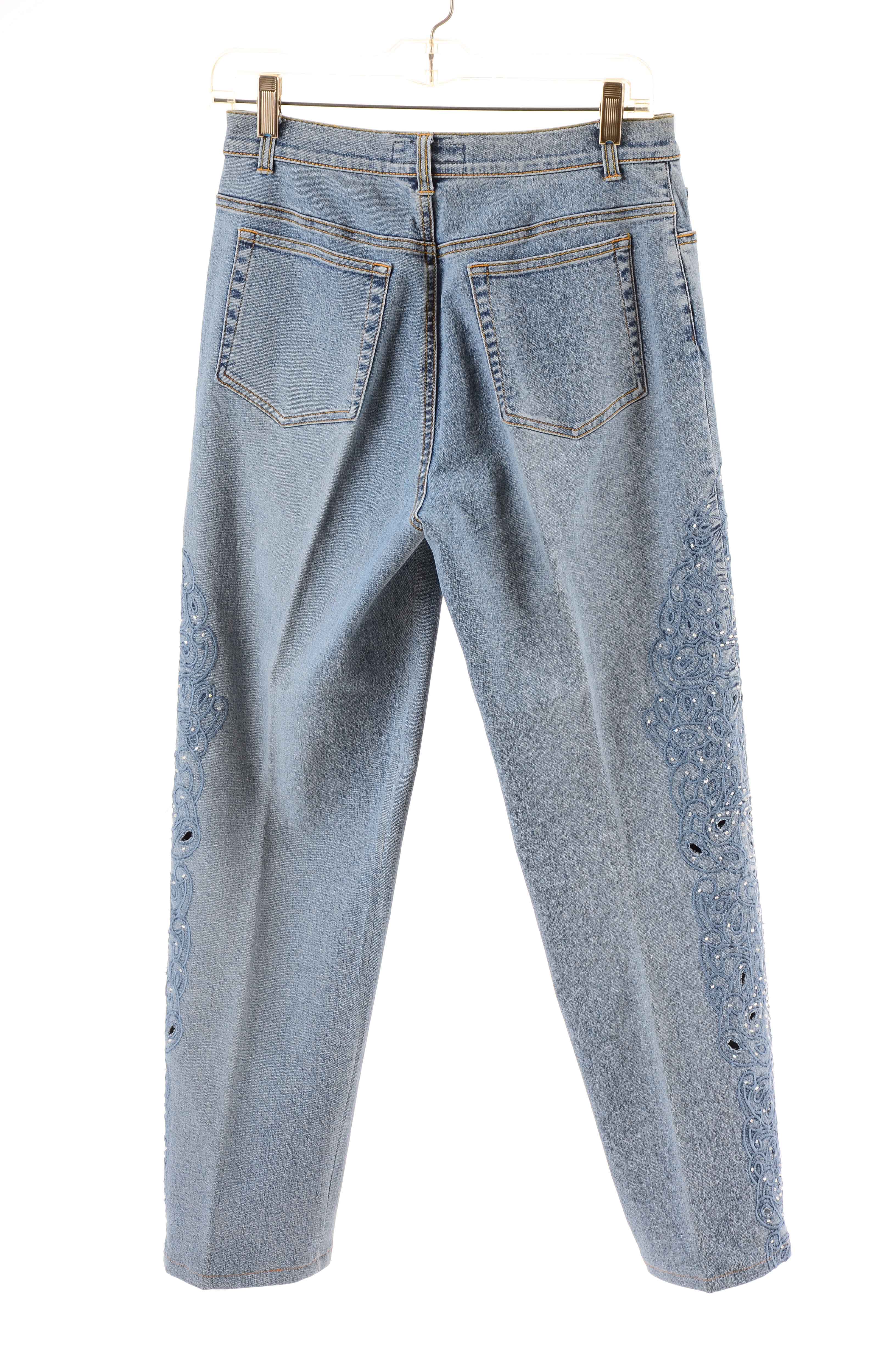 Collection of Embellished Women's Blouses and Denim