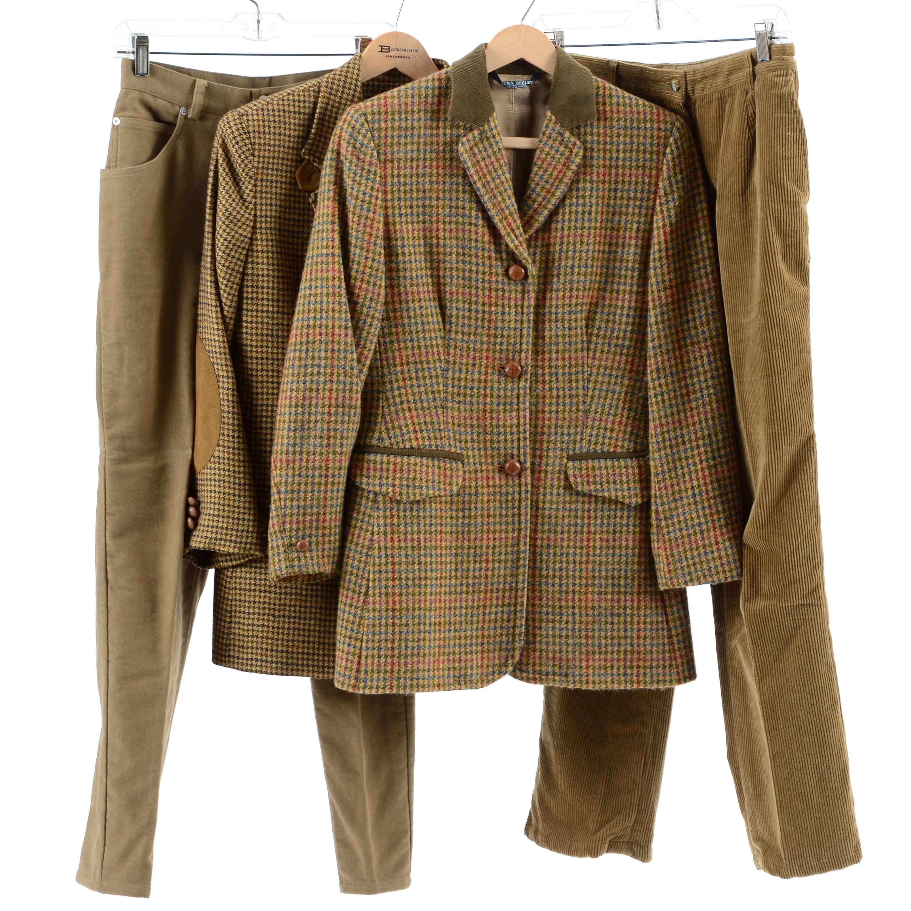 Two Wool Tweed Women's Suits