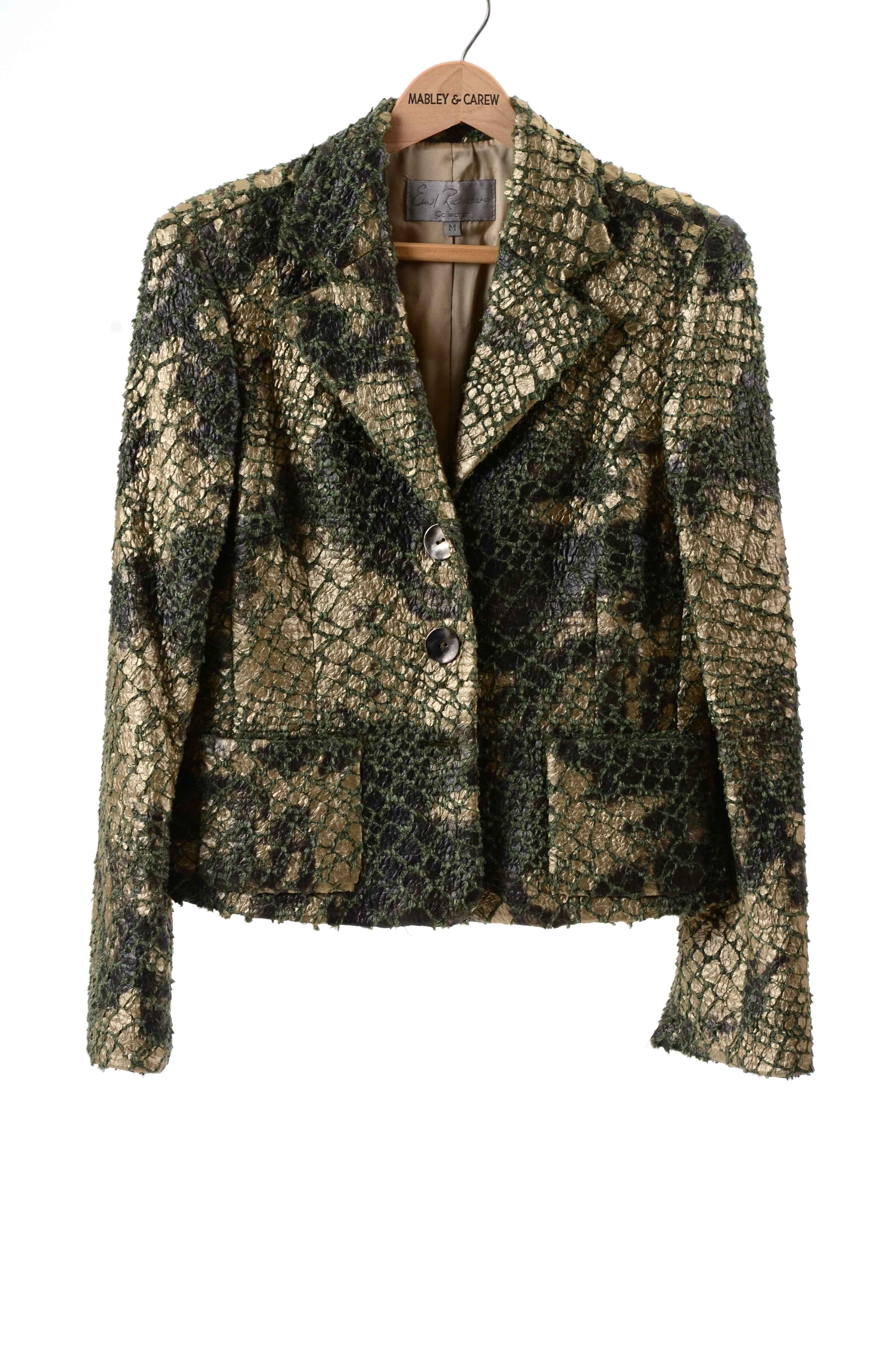 Women's Leather Jacket with Fox Fur Collar and Other Assorted Fashions