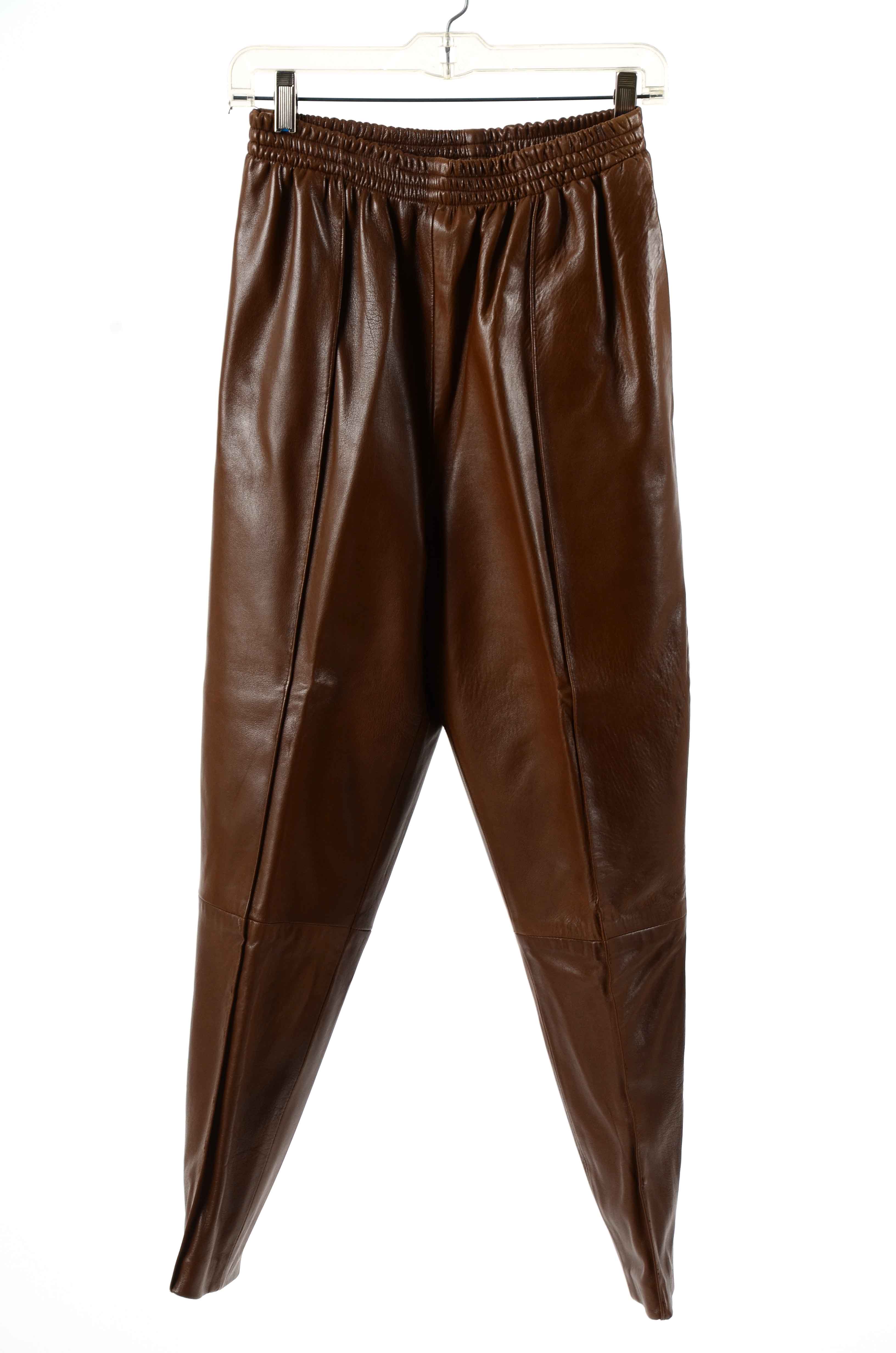 Women's Leather Jacket with Fox Fur Collar and Other Assorted Fashions