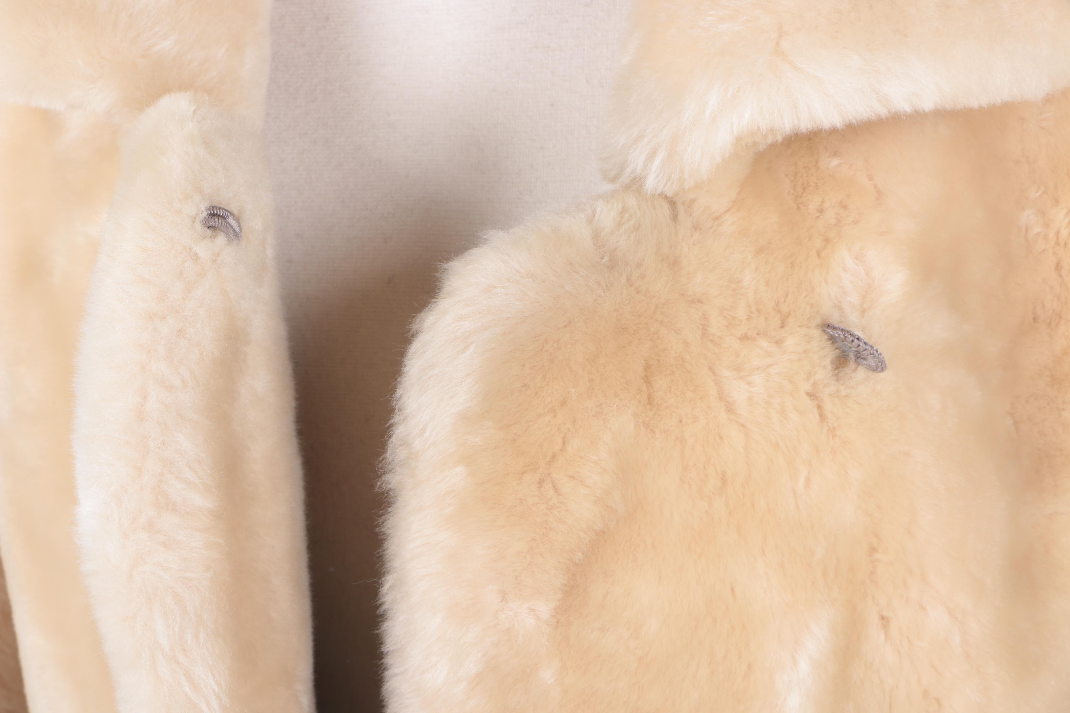 Women's Sheared Bleached Beaver Fur Jacket