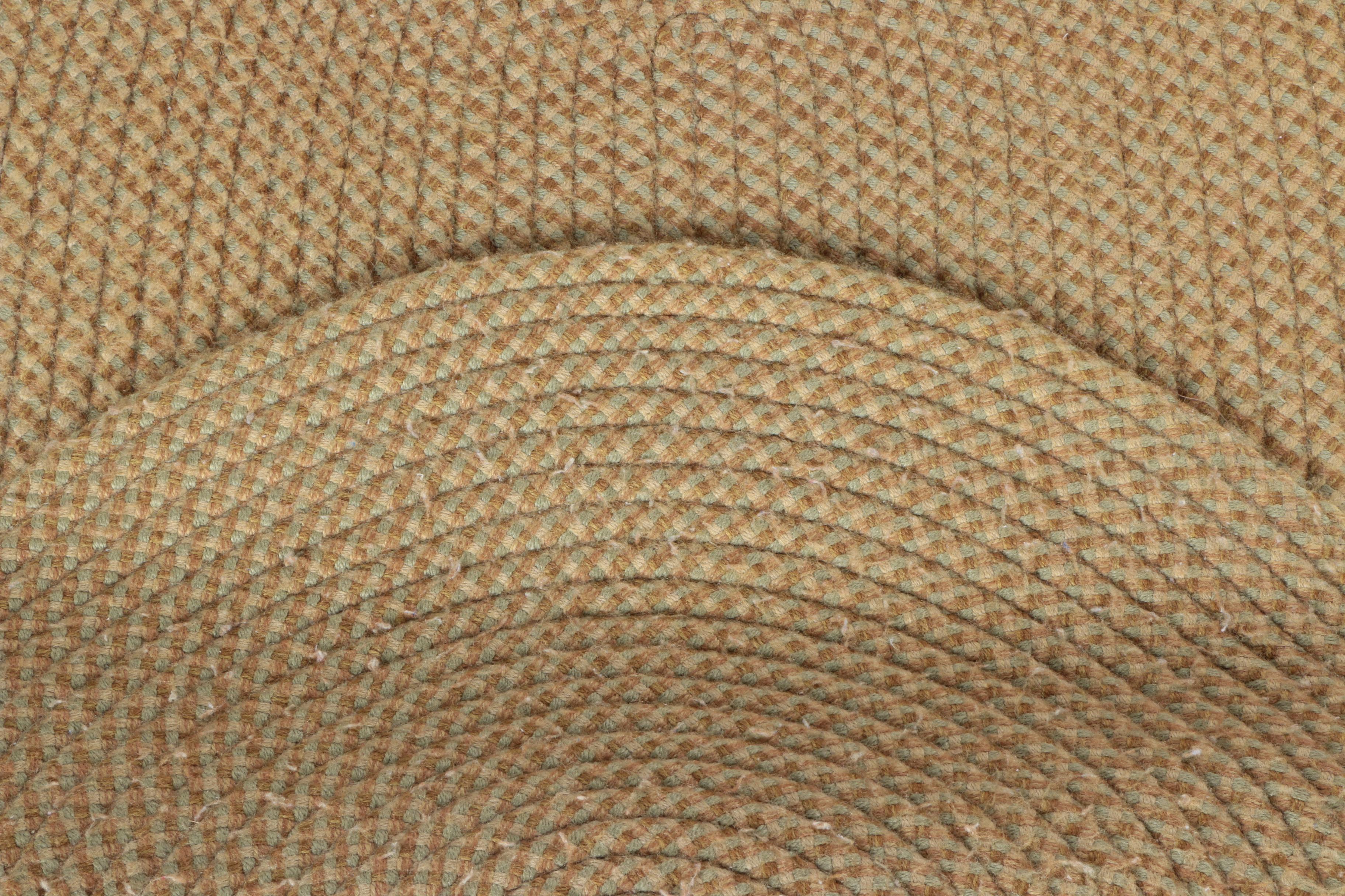 Wool Braided Oval Accent Rug