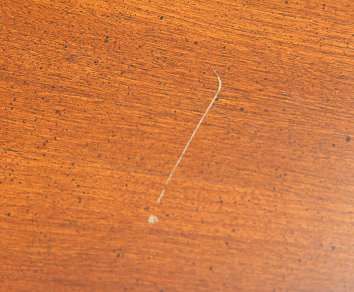 Queen Anne Style Cherry Coffee Table with Inlay