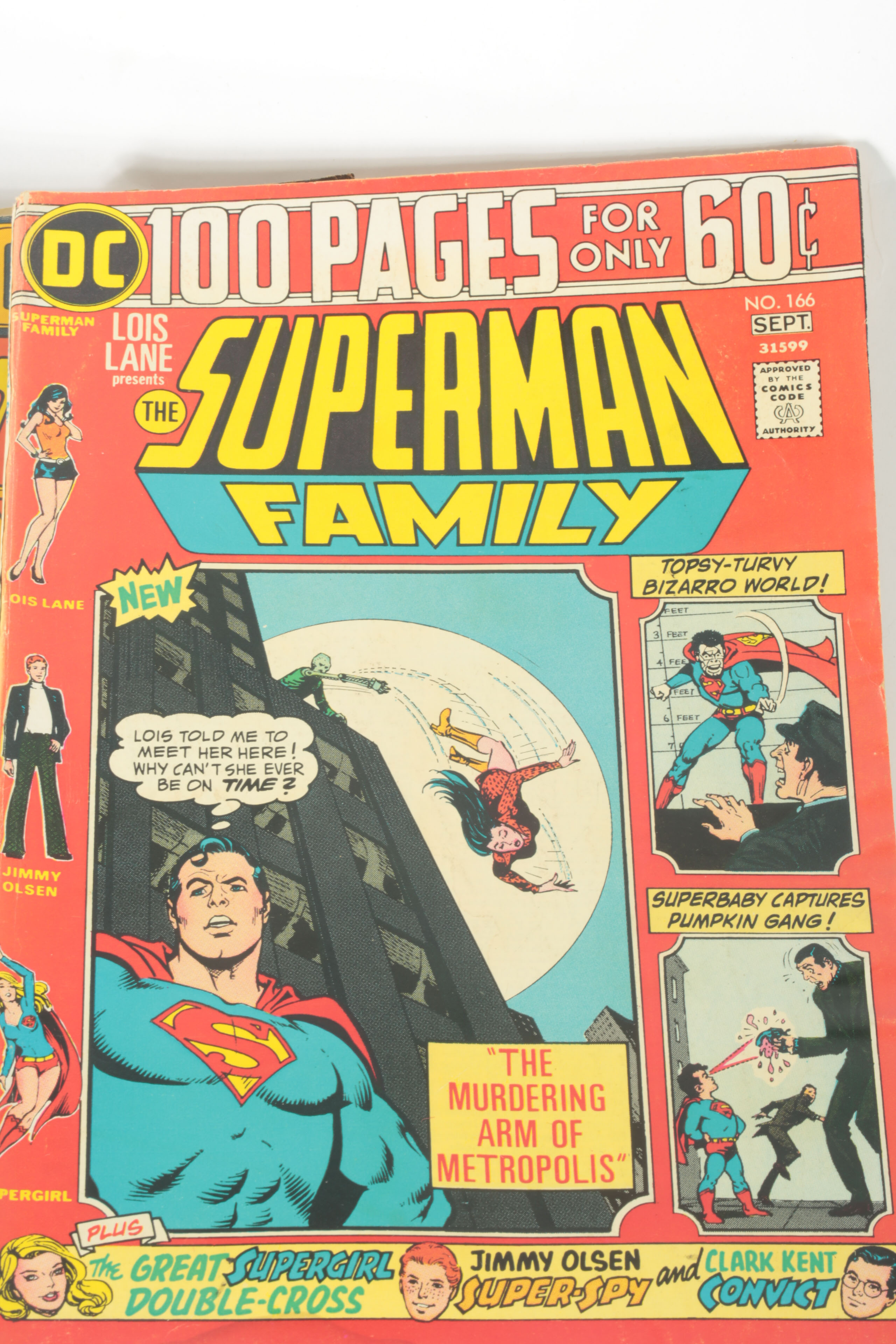 Bronze Age DC "Superman" Comics Including "Supergirl"