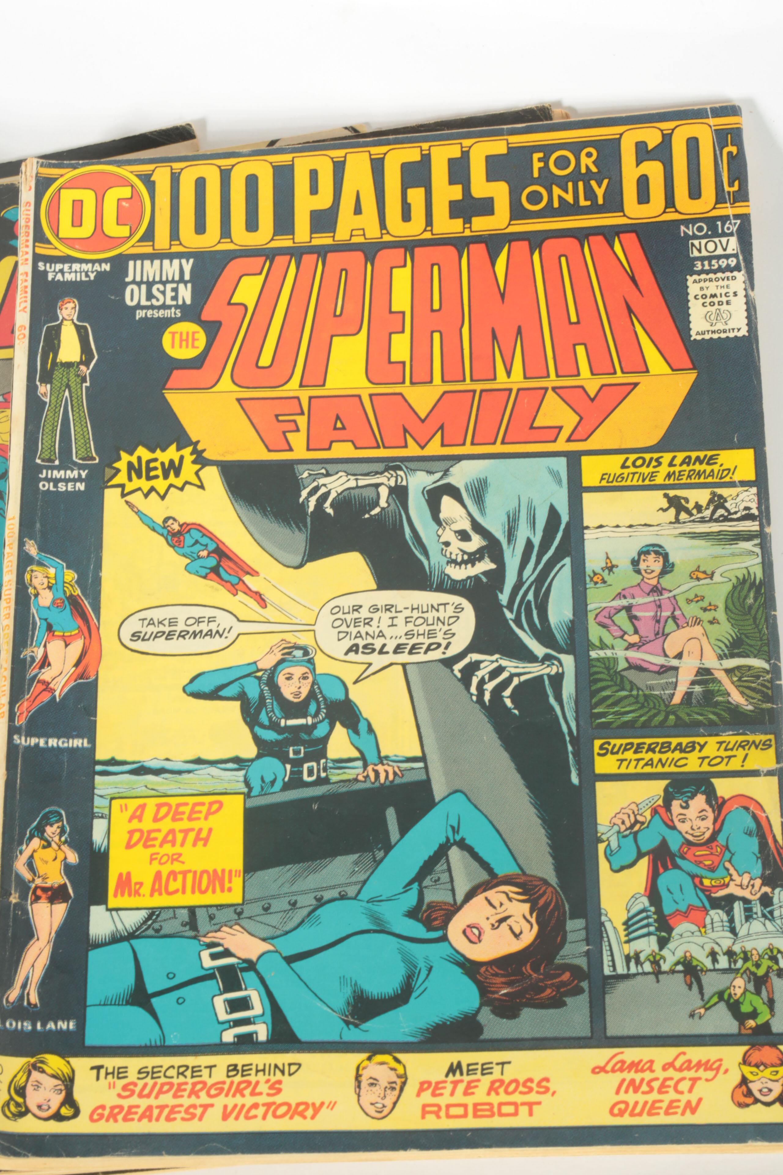 Bronze Age DC "Superman" Comics Including "Supergirl"