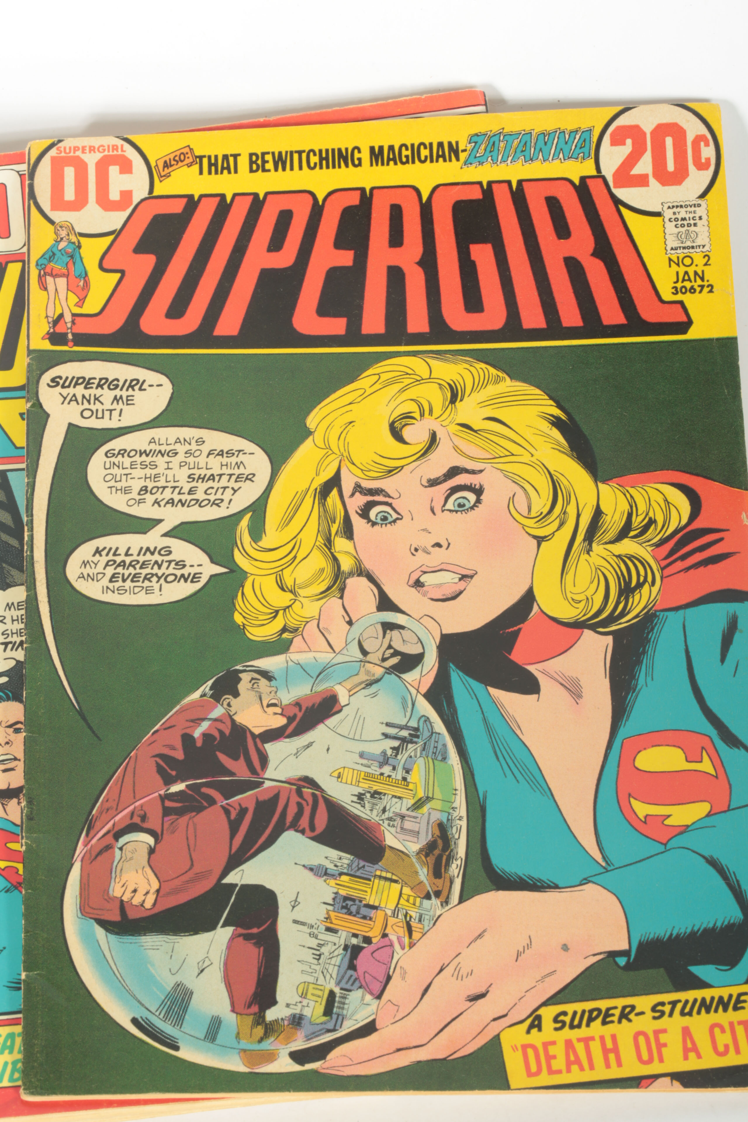 Bronze Age DC "Superman" Comics Including "Supergirl"
