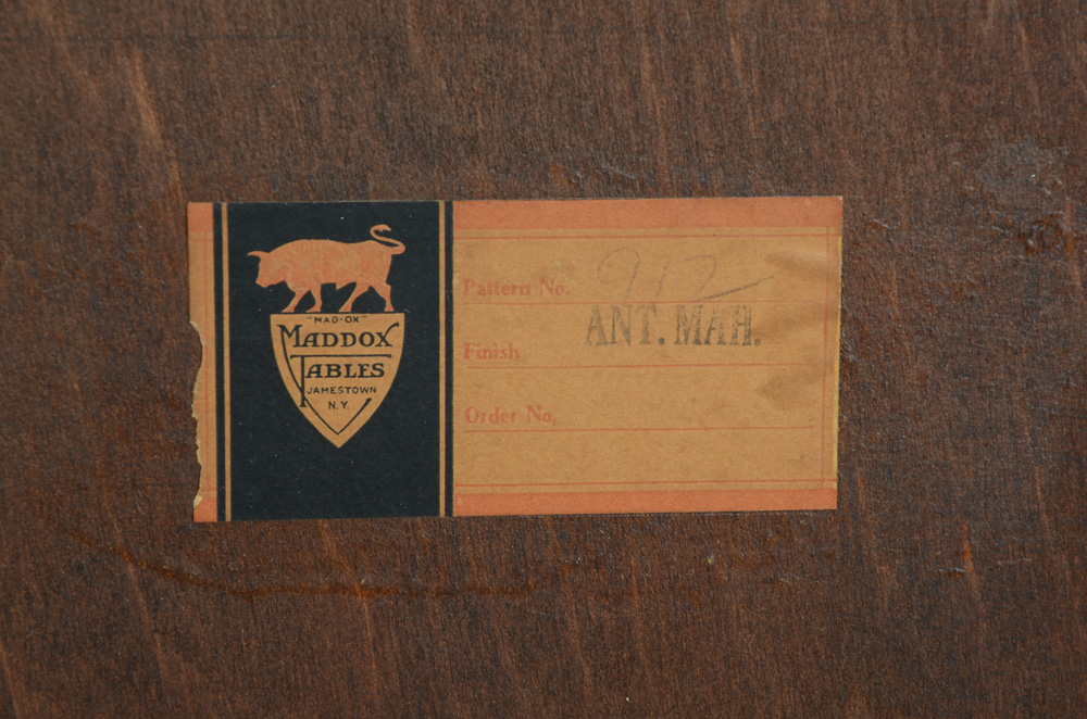 Hepplewhite Style Mahogany Tambour Secretary Desk by Maddox Tables