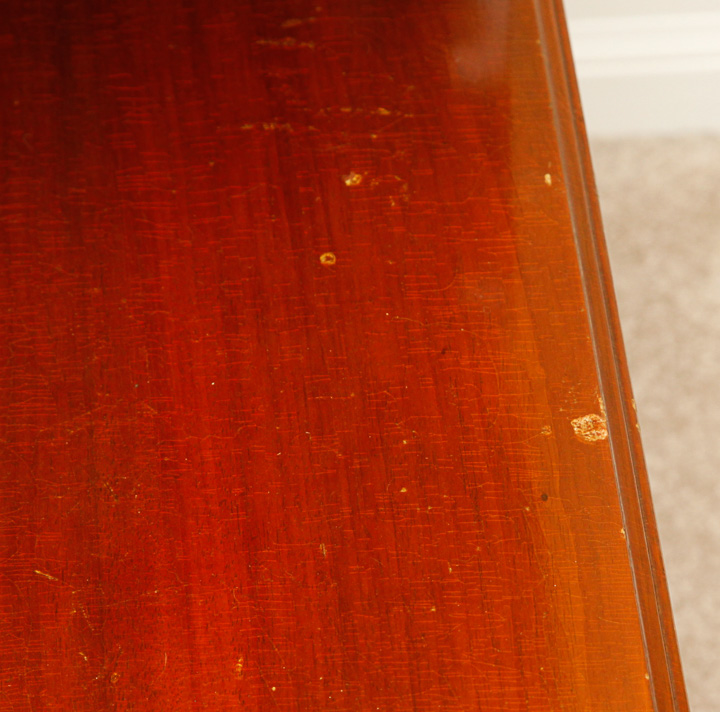 Cherry Stained Step Back Table