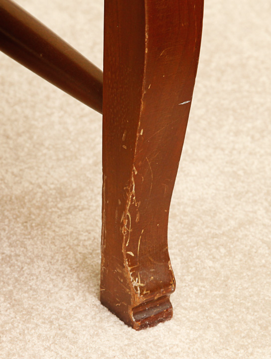 Cherry Stained Step Back Table