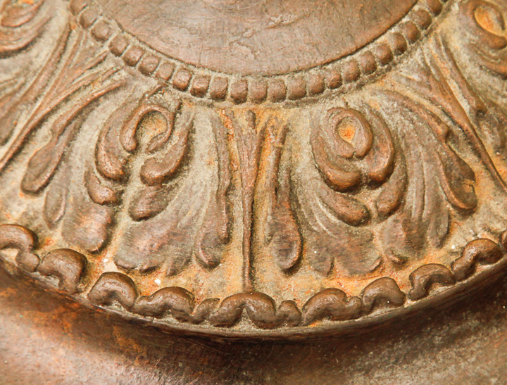 Art Nouveau Signed Stained Glass Table Lamp