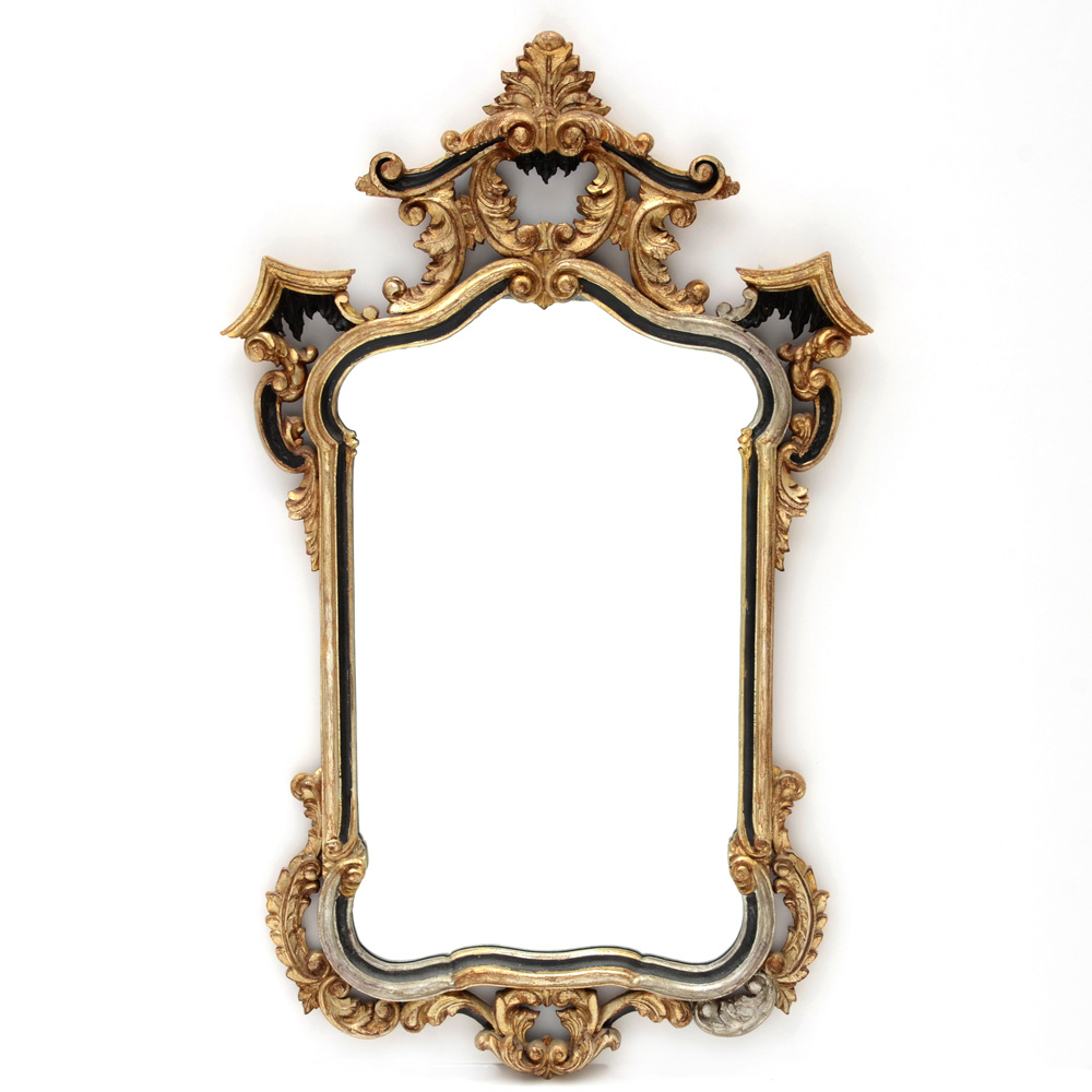 Wall Mirror with Ornate Frame