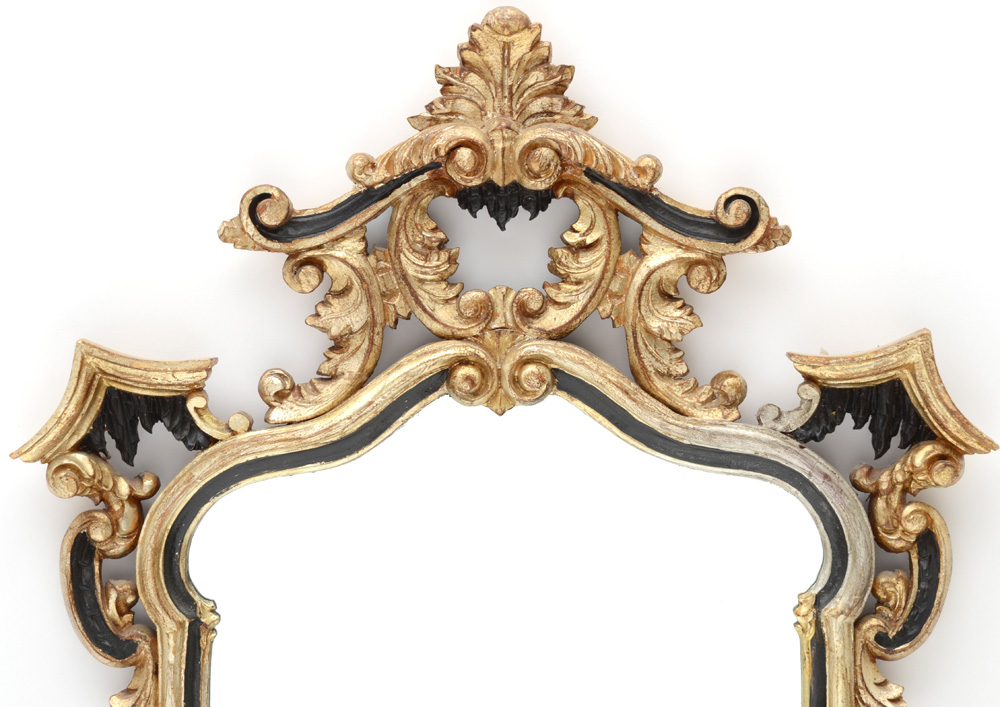 Wall Mirror with Ornate Frame