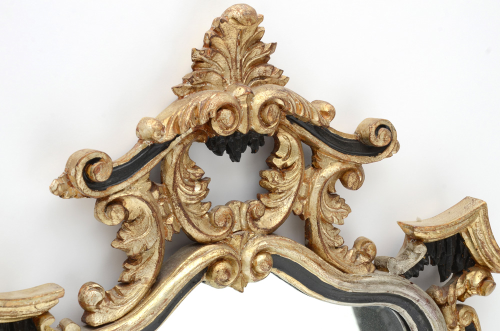 Wall Mirror with Ornate Frame