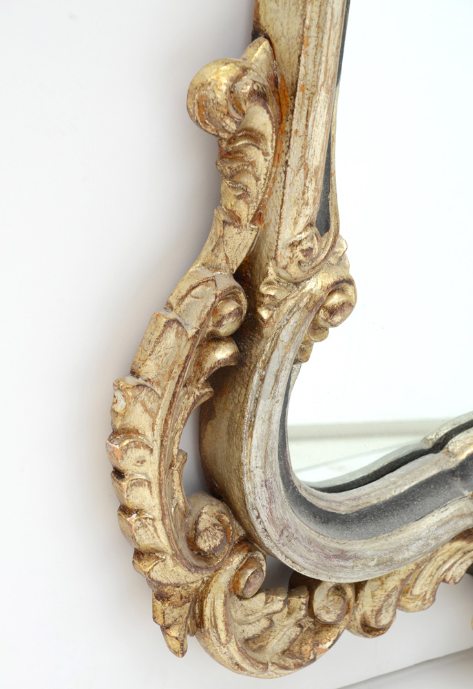 Wall Mirror with Ornate Frame