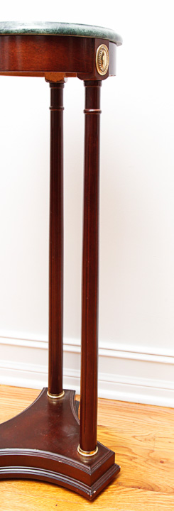 French Empire Style Marble Top Plant Stand