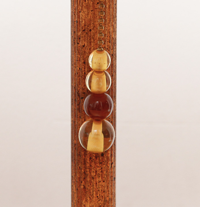 Vintage Tyndale Green Glass Table Lamps