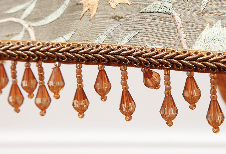 Vintage Tyndale Green Glass Table Lamps