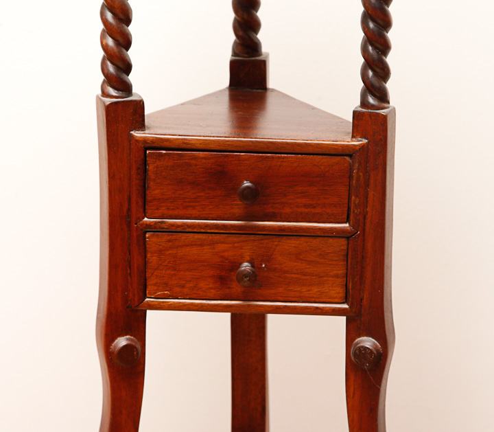 Indonesian Dutch Colonial Style Mahogany Plant Stands