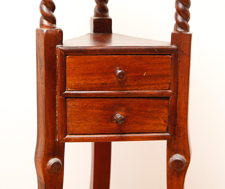 Indonesian Dutch Colonial Style Mahogany Plant Stands