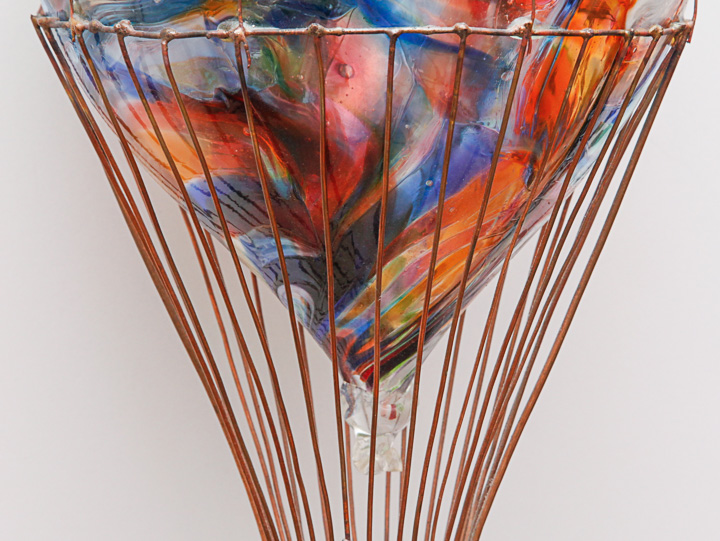 Mixed Media Hot Air Balloon Sculpture