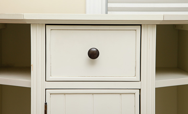 Contemporary White Side Table