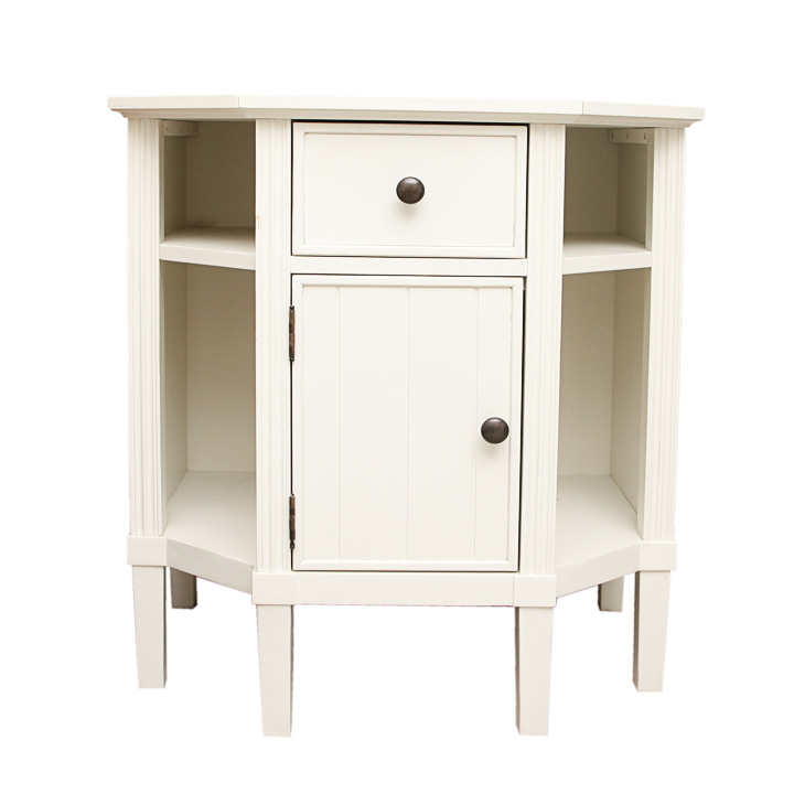 Contemporary White Side Table