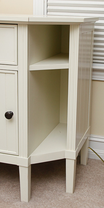 Contemporary White Side Table