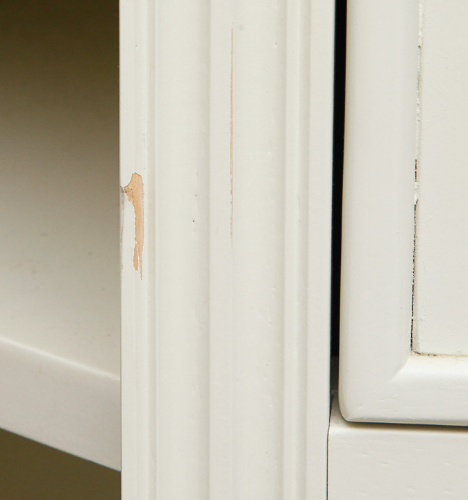 Contemporary White Side Table