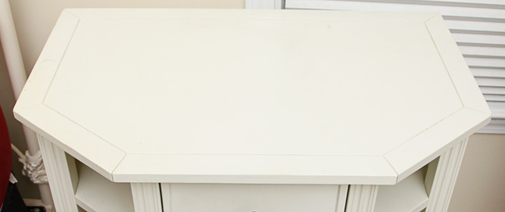 Contemporary White Side Table