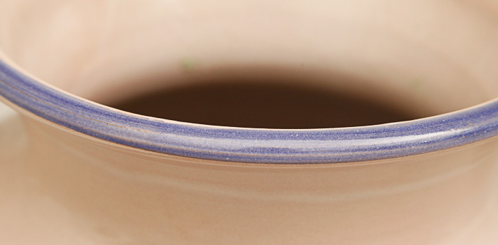 Italian Hand-Painted Ceramic, Double Handled Urn