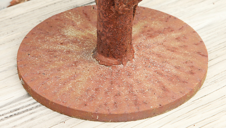 Floral Motif Metal Garden Sculpture