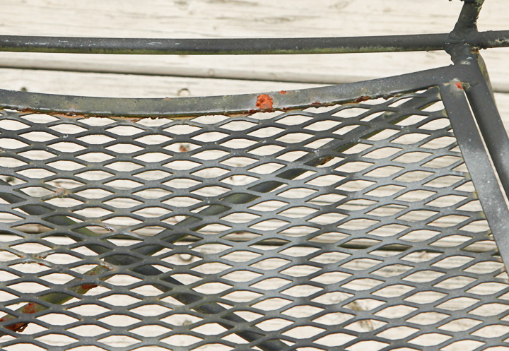 Vintage Mid Century Modern Salterini Style Metal Patio Dining Set