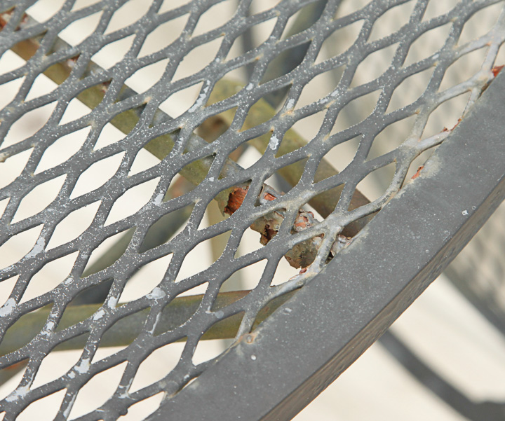 Vintage Mid Century Modern Salterini Style Metal Patio Dining Set