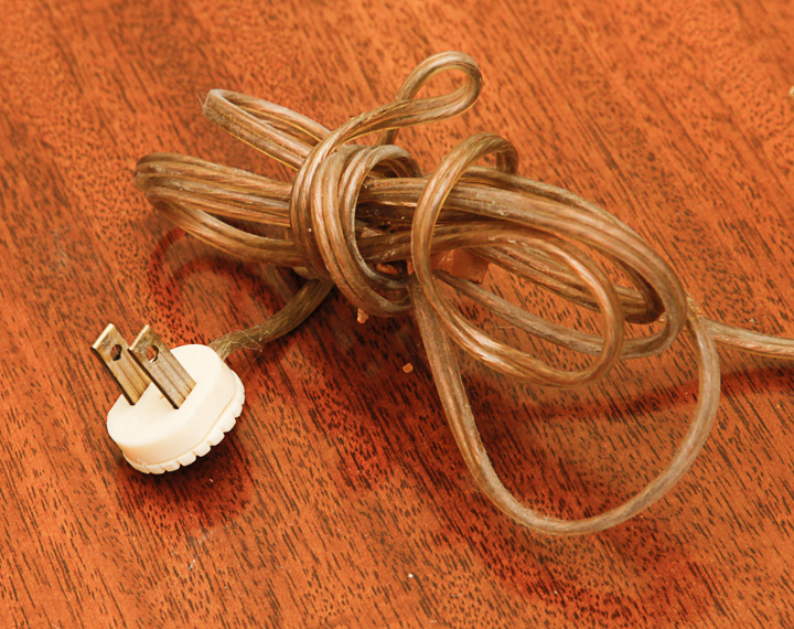 Vintage Opalescent Glass Table Lamps