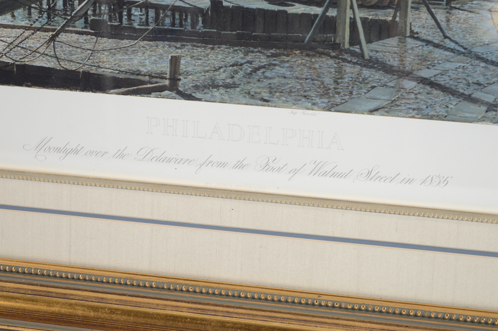 John Stobart Limited Edition Offset Lithograph "Philadelphia"