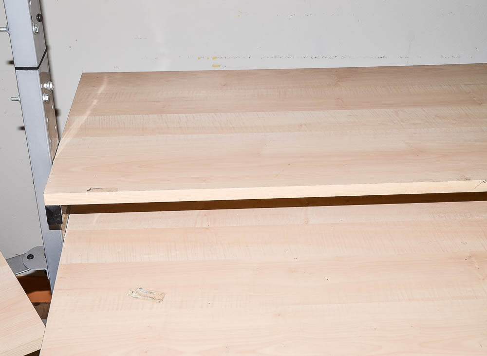 Wood And Steel Artist's Desk