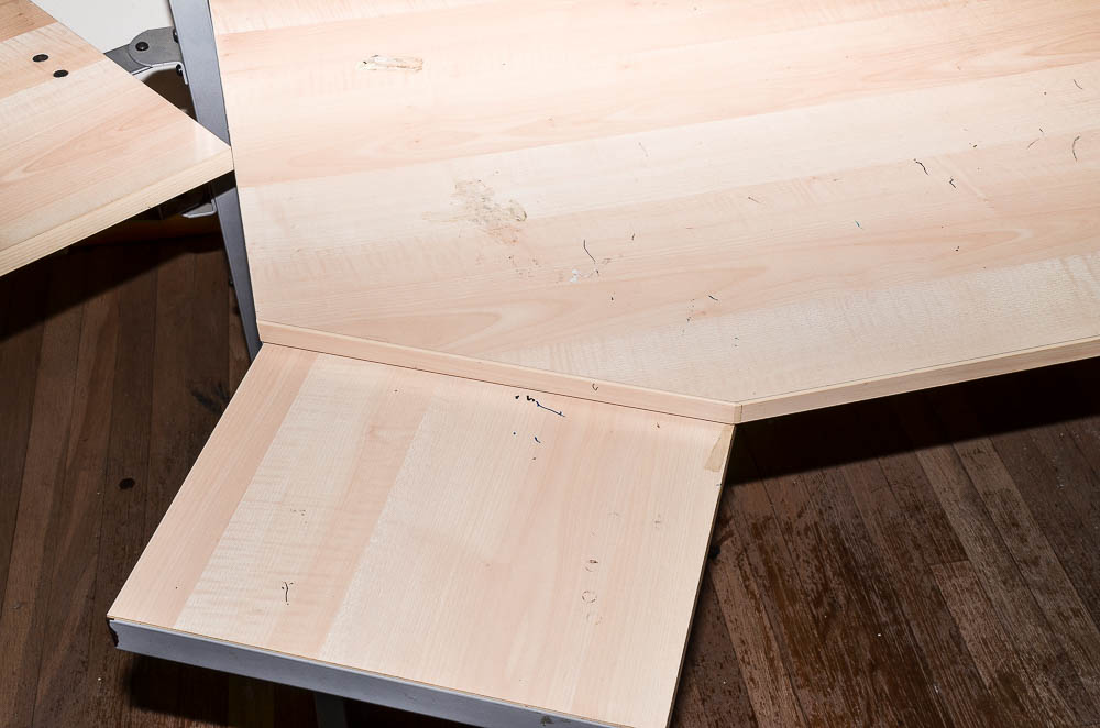 Wood And Steel Artist's Desk