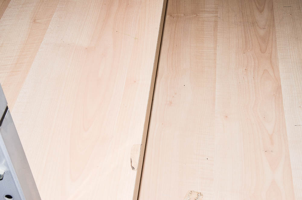 Wood And Steel Artist's Desk