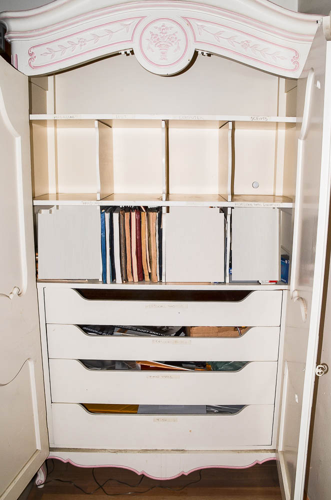 Painted Louis XV Style Provincial Armoire By Henredon