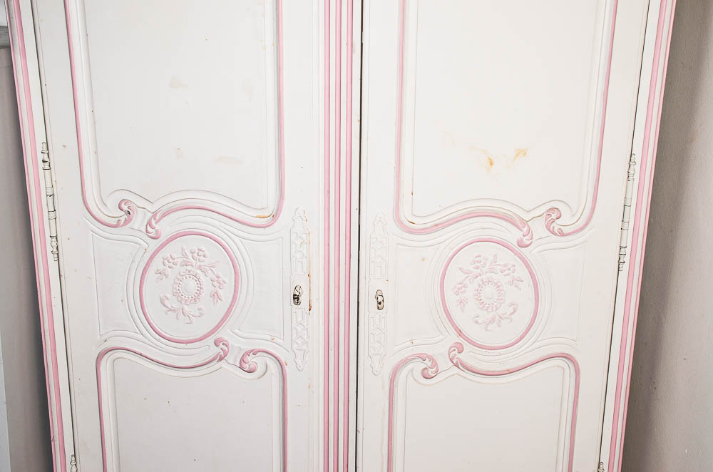 Painted Louis XV Style Provincial Armoire By Henredon