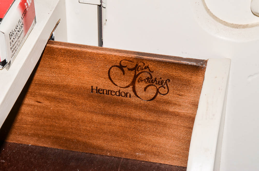 Painted Louis XV Style Provincial Armoire By Henredon