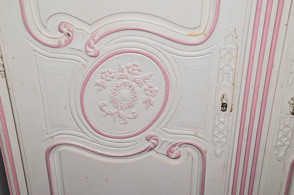 Painted Louis XV Style Provincial Armoire By Henredon