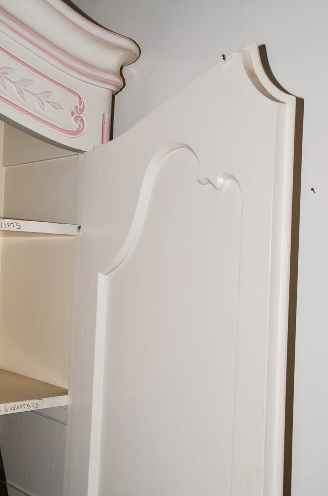 Painted Louis XV Style Provincial Armoire By Henredon