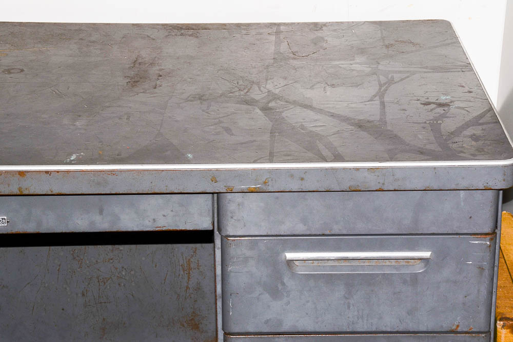 Vintage Metal Desk by Steelmaster