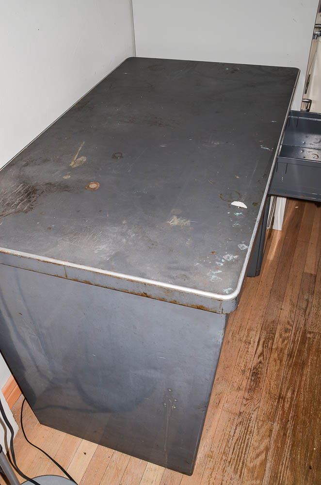 Vintage Metal Desk by Steelmaster