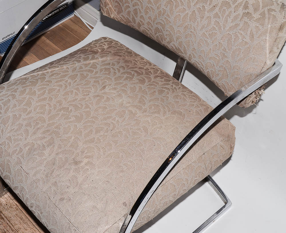 Four Modern Cantilever Armchairs