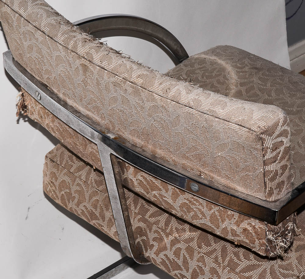 Four Modern Cantilever Armchairs