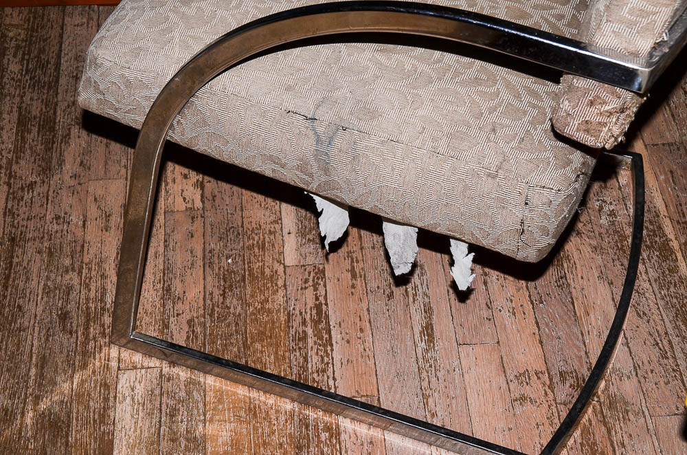 Four Modern Cantilever Armchairs