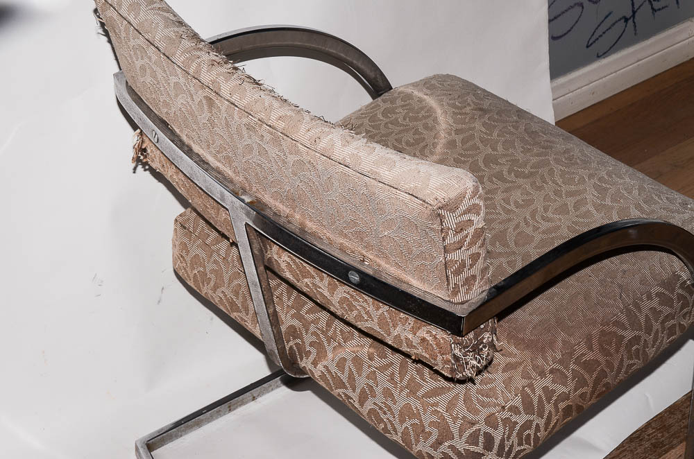 Four Modern Cantilever Armchairs